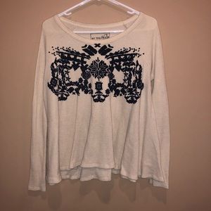 Free People Thermal Graphic Long Sleeve